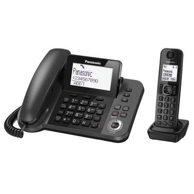 TELEFONO +SEGRETERIA BASE + CORDLESS PANASONIC KX-TGF320