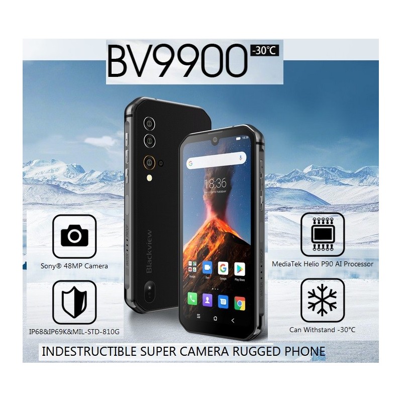 Blackview BV9900 PRO 8+128GB RUGGED SMARTPHONE 13000mAh IP68