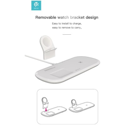 DEVIA WIRELESS CHARGER CARICATORE Qi BASE MAGNETICA